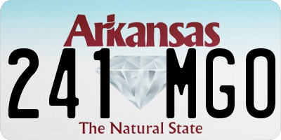 AR license plate 241MGO