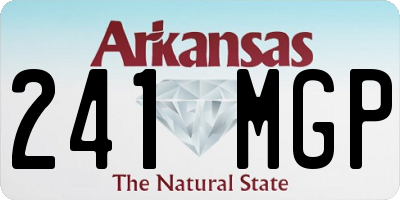 AR license plate 241MGP
