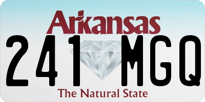 AR license plate 241MGQ