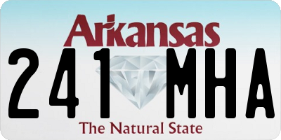 AR license plate 241MHA