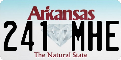 AR license plate 241MHE
