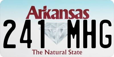 AR license plate 241MHG
