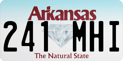 AR license plate 241MHI