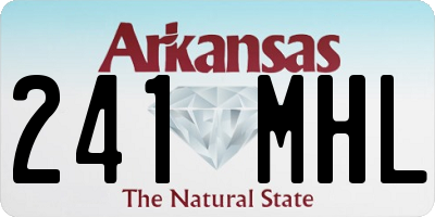 AR license plate 241MHL