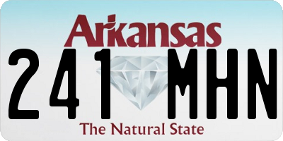 AR license plate 241MHN