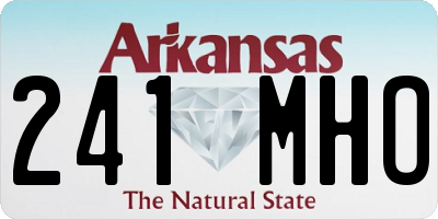 AR license plate 241MHO