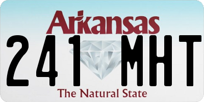 AR license plate 241MHT