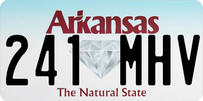 AR license plate 241MHV