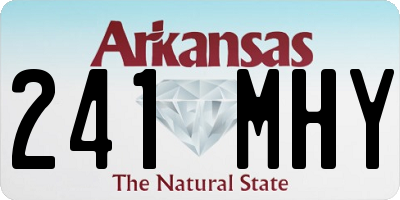 AR license plate 241MHY