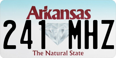 AR license plate 241MHZ