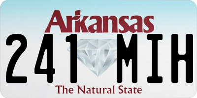 AR license plate 241MIH