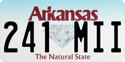 AR license plate 241MII