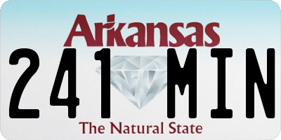 AR license plate 241MIN