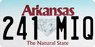 AR license plate 241MIQ