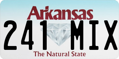 AR license plate 241MIX