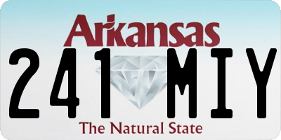 AR license plate 241MIY