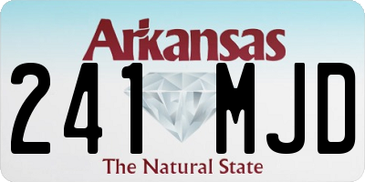 AR license plate 241MJD