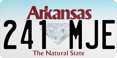 AR license plate 241MJE