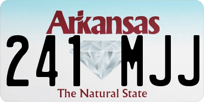 AR license plate 241MJJ