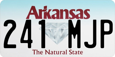 AR license plate 241MJP