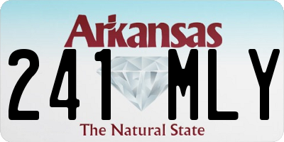 AR license plate 241MLY