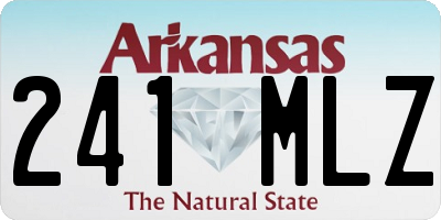 AR license plate 241MLZ