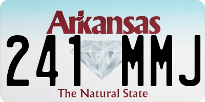 AR license plate 241MMJ