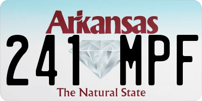 AR license plate 241MPF