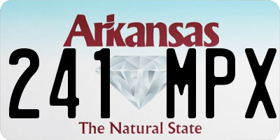 AR license plate 241MPX