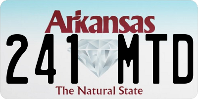 AR license plate 241MTD