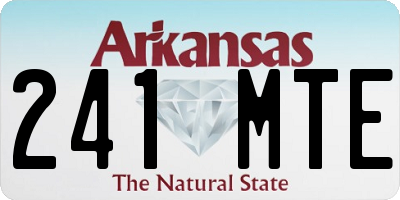 AR license plate 241MTE