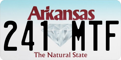 AR license plate 241MTF