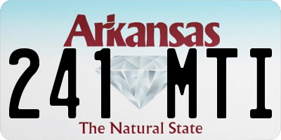AR license plate 241MTI