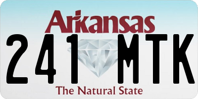 AR license plate 241MTK