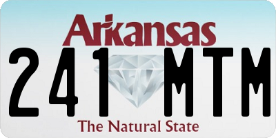 AR license plate 241MTM