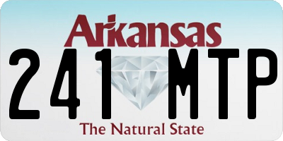 AR license plate 241MTP