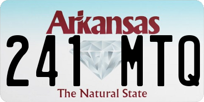 AR license plate 241MTQ