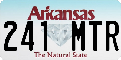 AR license plate 241MTR