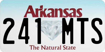 AR license plate 241MTS