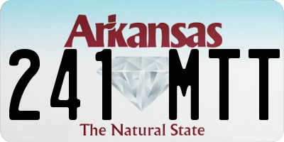 AR license plate 241MTT