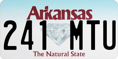 AR license plate 241MTU