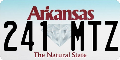 AR license plate 241MTZ