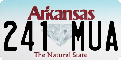 AR license plate 241MUA