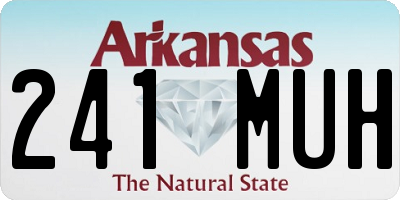 AR license plate 241MUH
