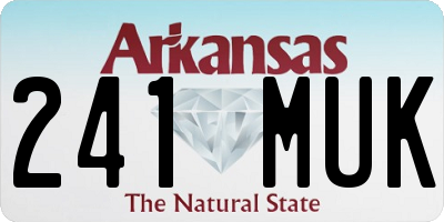 AR license plate 241MUK
