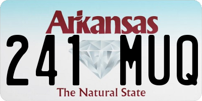 AR license plate 241MUQ