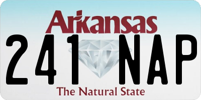 AR license plate 241NAP