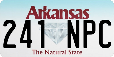 AR license plate 241NPC