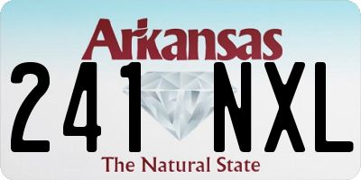 AR license plate 241NXL