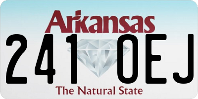 AR license plate 241OEJ